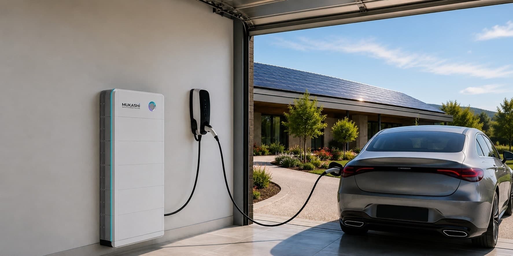 Mukashi home battery and EV-charging system